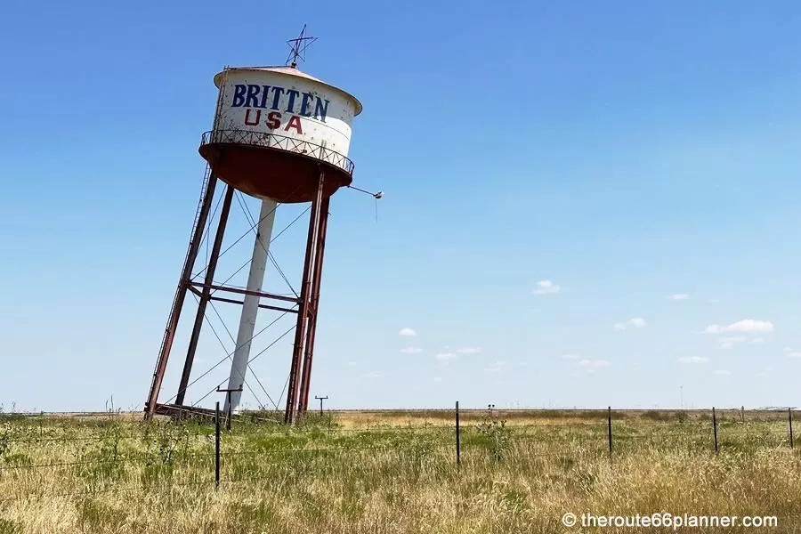 Britten Leaning Water Tower