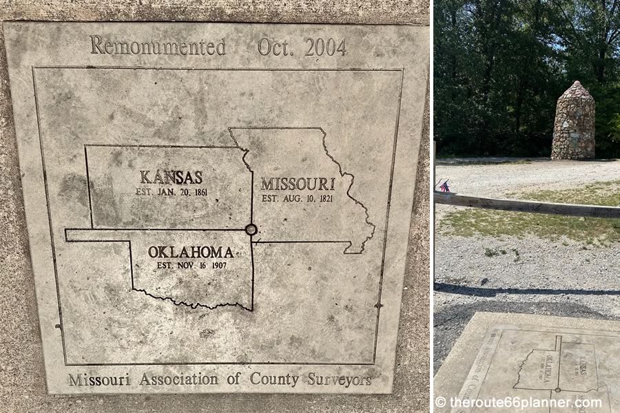 OK-KS-MO Tri State Marker