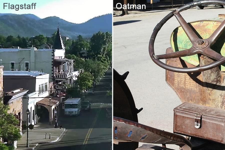 From Flagstaff to Oatman on Route 66