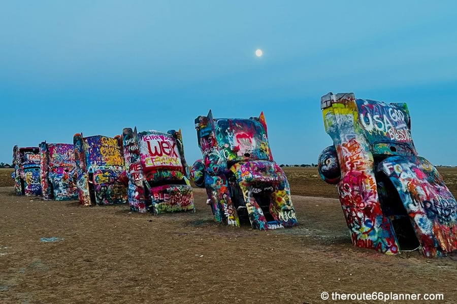 Amarillo Cadillac Ranch route 66
