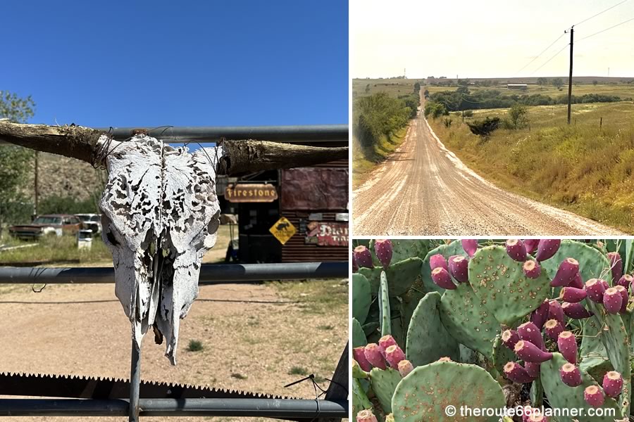 Desert and a piece of the old road 66